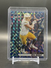 2025 Panini Mosaic Will Dissly 114 Reactive Blue Prizm