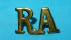 WW1 ERA THE ROYAL ARTILLERY RA MILITARY SHOULDER TITLE BADGE GENUINE WORLD WAR I
