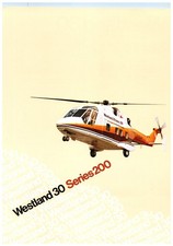 1980s Westland 30 Series 200 Helicopter Broch...