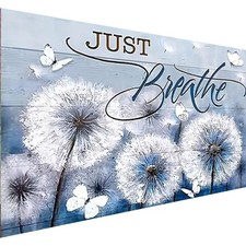 Large Diamond Art Painting Kits for Adults, DIY 5D Round Full Drill Dandelion...