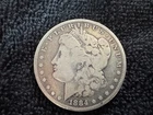 1884 Morgan Silver Dollar $1 Coin Circulated