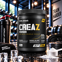 Body Attack Creaz Powder 500G Dose 55,80 €/Kg Creatin Pulver Vegan
