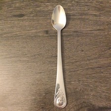 VINTAGE GERBER BABY SPOON BY ONEIDA, STAINLESS STEEL FLATWARE 5.5" BABY SPOON