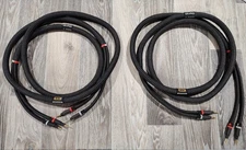 WOW 10 Foot Ultimate Quad 7 AWG Pair WORLDS BEST CABLES SQ HiFi Audiophile WBC