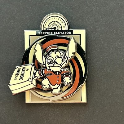 WDW - Stitch as Bellhop Hollywood Tower Hotel Service Elevator Disney Pin 165706