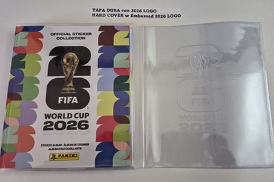 Embossed Protective Sleeve for HARD COVER 2026 FIFA World Cup Panini Album Clear