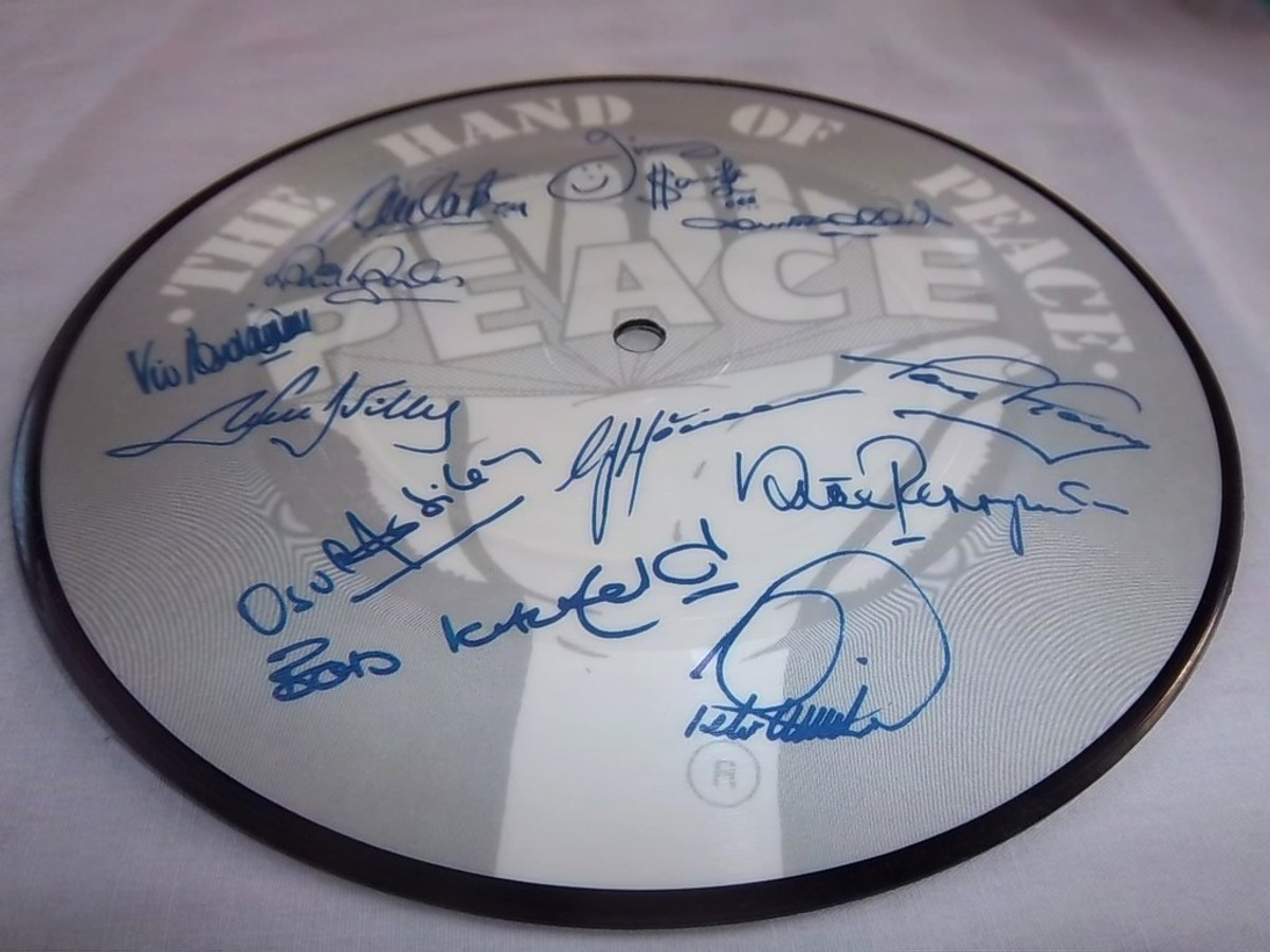 PEACE BAND-PEACE/A PEACE OF REGGAE WARNER K18039P PICTURE DISC UK