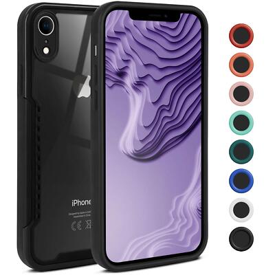 Hülle für Apple iPhone Xr Handyhülle Kameraschutz Klar Schutz Hybrid Case Cover