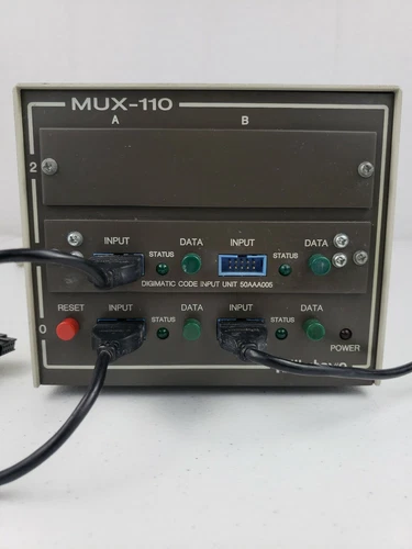 Mitutoyo Multiplexer MUX-110 Code No. 982-534-1 MUX110 9825341 Working & Clean
