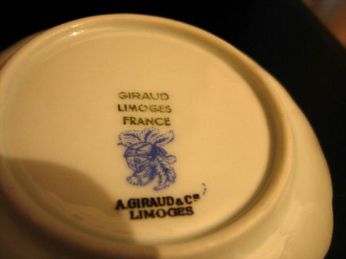 LIMOGES Service Schokolade Mocca Porzellan Giraud LIMOGES, Vintage - Bild 15 von 16