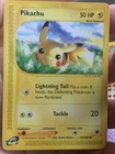 Pikachu 124/165 Expedition Pokemon Card e-Series Vintage WOTC Common - Lp/Vlp