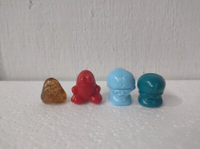 Gogo's Crazy Bones Rare Eggy Jaws Speedy Mega Speedy Lot 4 Vintage Collectable