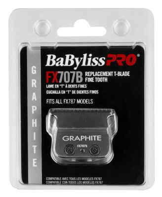 BaBylissPRO Replacement Blade Skeleton Hair Trimmer Graphite Deep Tooth FX707B2 
