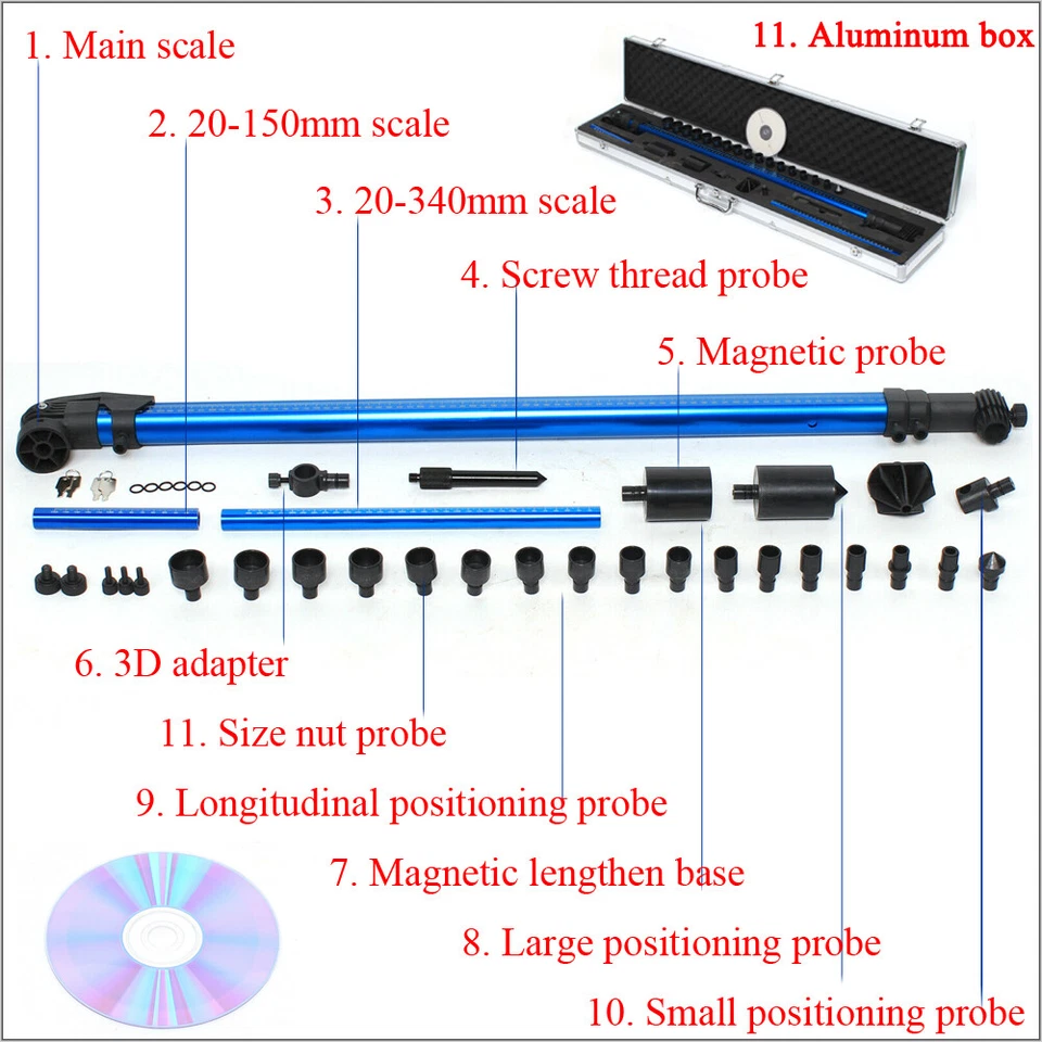 Auto Body Frame Machine 2D Measuring System Tram Gauge Perfect Solution US STOCK - Image 3 of 4