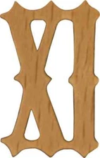 Wood Cuckoo Clock Numbers for Dials - Roman Numerals - Choose from 8 Sizes!