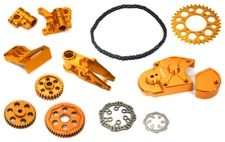 Billet Machined Alloy Conversion Kit Combo E for Losi 1/4 Promoto-MX Motorcycle