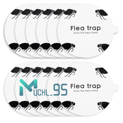 Lot 1-10PCS Flea Trap Refill Discs Replacement Glue Boards Sticky Pads Non-Toxic