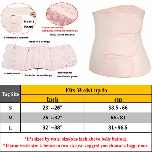 C-Section After Birth Corset Back Support Body Shapers Postparrtum Recovery Belt - Picture 15 of 21
