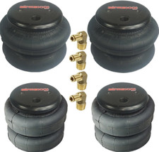 Airmaxxx Air Ride Bags 4 Pack 22500 22600 With 38 Elbow Fittings