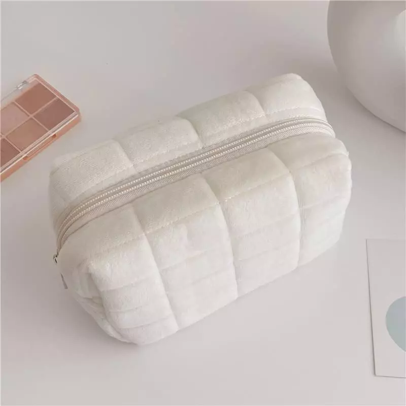 Plush Makeup Bag Small Aesthetic Make Up Bag Y2k Purse Cute - Temu