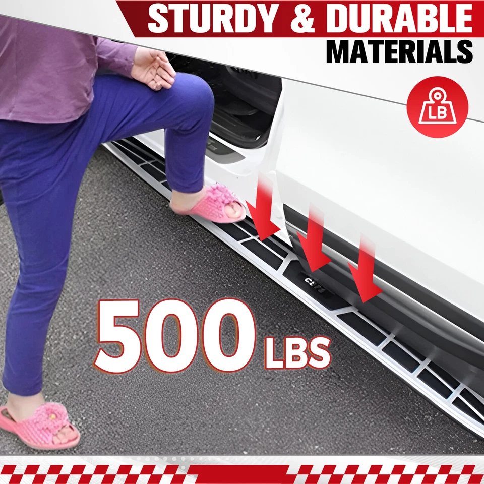 Tabla de correr 2 piezas para Hyundai Santa Fe Sport 2013-2018 barra Nerf escalón lateral NUEVO Foto 4 de 4