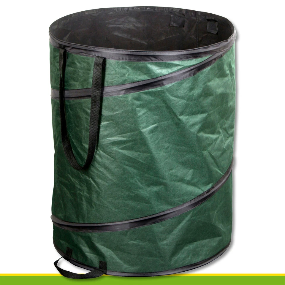 Sacchetto da giardino 160 l pop-up sacco foglie foglie compost rifiuti organici materiale da taglio