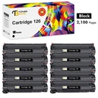 Toner Cartridge Lot For Canon 126 CRG-126 3483B001 Imageclass LBP6200d LBP6230dw