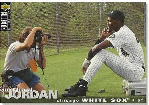 MICHAEL JORDAN ; 1995 UD COLLECTORS CHOICE CARD # 500