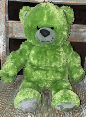 Build A Bear Marvel Avengers Incredible Hulk Plush 11/14 Green Muscles BAB Fun