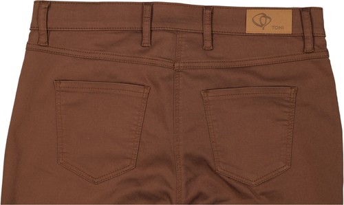 NEU! TONI Damen Hose 'CS-be loved Zip braun Gr. 42K - Bild 5 von 6