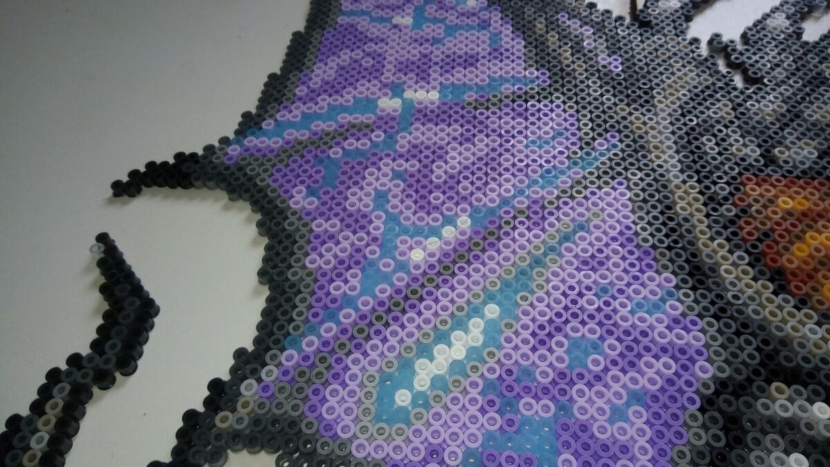 Ender Eye Perler Bead Pattern, Bead Sprites