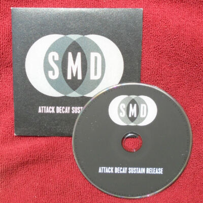 SMD ''Attack Decay Sustain Release'' CD  2007 10 Electronica Songs  New & Unplayed