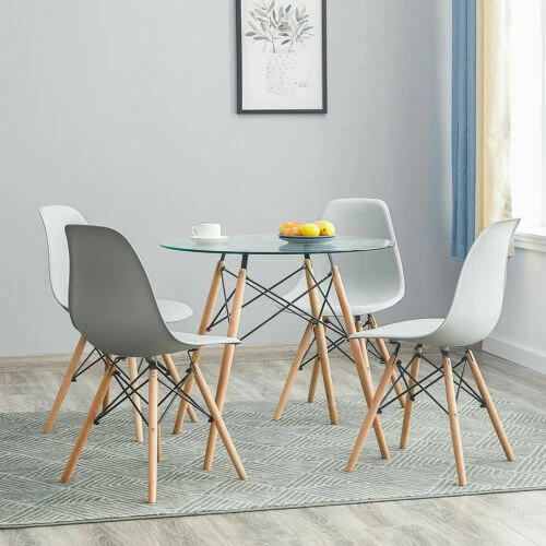 Muebles grises comedores de madera para el hogar