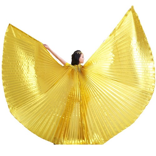 Costume Egitto danza del ventre ali colorate fantasia ali iside festival danza ali - Foto 14 di 18