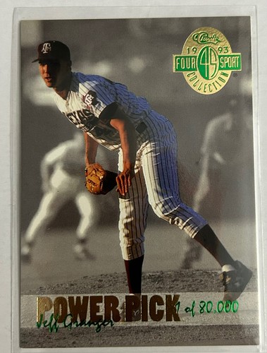 1993 Classic Four Sport Collection Power Pick Bonus /80000 Jeff Granger #PP17