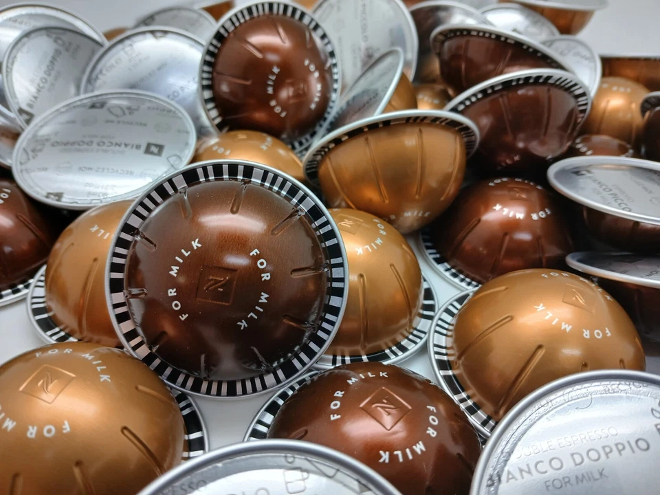 Cápsulas Nespresso Bianco Doppio y Bianco Piccolo, 25 cada una, VertuoLine, 50 cápsulas Foto 4 de 4