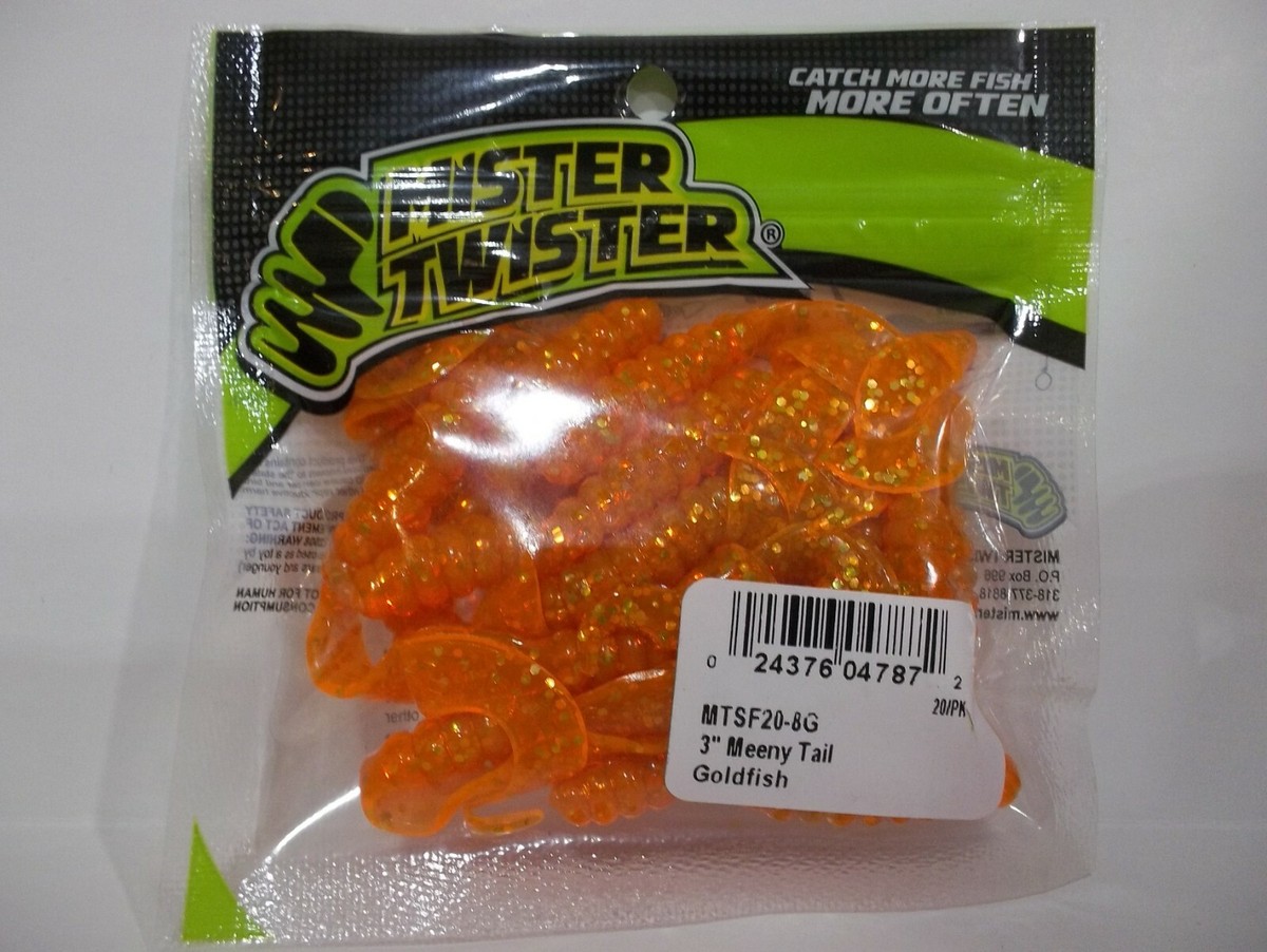 Mister Twister Mtsf20-ls 3 Meeny Curly Tail Fishing Lure 20 PK