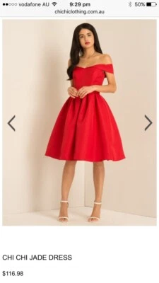Red Cocktail Dress Size 6 47 8 Semi Xmas Party Cocktail