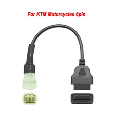 Adapter für Motorrad KTM 6 Pin Plug zu OBD 2 OBD2 Adapter