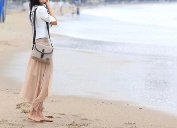 Bolso bandolera acolchado con inserción para cámara para DSLR SLR Foto 2 de 4