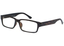CLEAR LENS GLASSES NERD HIPSTER Teacher Student Slim Retro Polite DEMI FRAME