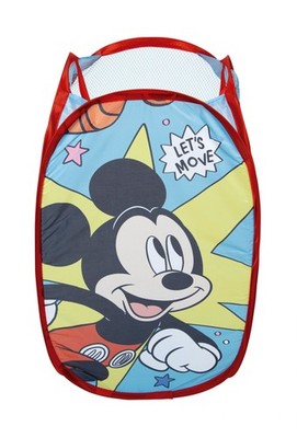 Aufbewahrungskorb Mickey Mouse - Disney Pop-Up Korb für Kinder Spielzeugnetz 