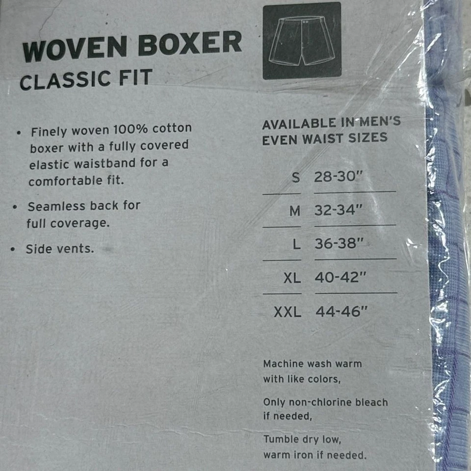 Nordstrom новый лаванды сетки клетку сплетенный боксер размер 44 хлопок классический крой удобный - Изображение 2 из 4