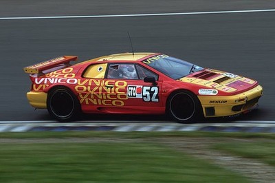 Old Large Photo Motor Racing The Lotus Esprit Race Car British Gt Championship