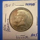 1964 Kennedy Half Dollar 90% Silver US Coin Philadelphia AU 55