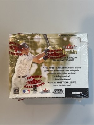 2001 Fleer Triple Crown MLB Baseball Factory Sealed Hobby Box
