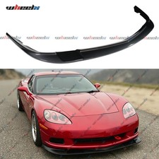 Zr1 Style Carbon Look Front Bumper Lip Splitter For 05-13 Chevy Corvette C6 Base Zr1 Style Carbon Look Front Bumper Lip Splitter For 05-13 Chevy Corvette C6 Base