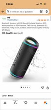 Bluetooth Indoor/outdoor Speaker with HD Sound, Portable Wireless, IPX5 Waterpro