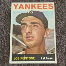1964 Topps Joe Pepitone New York Yankees Baseball Card #360 