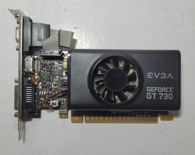 EVGA NVIDIA GeForce GT 730 (02G-P3-3733-KR) 2GB GDDR5 Graphic Card #0356